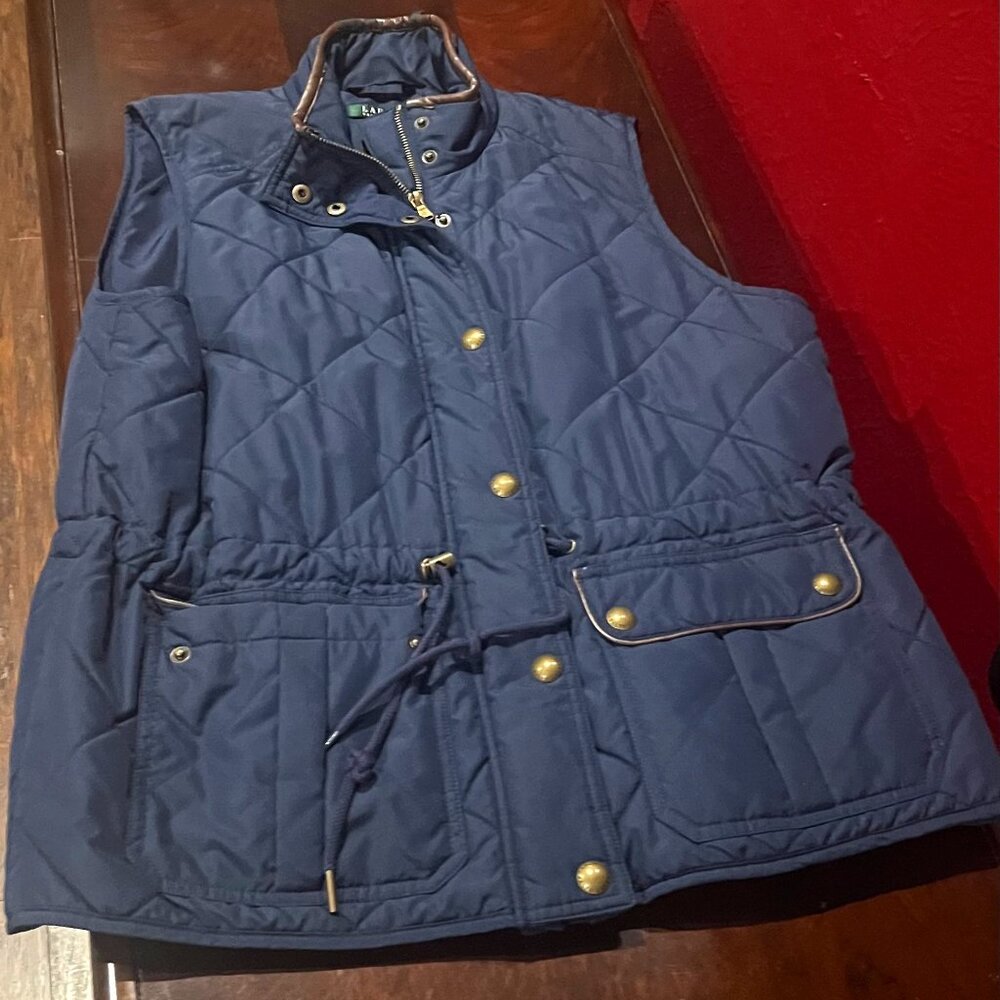 Navy RL Vest  Women’s XL